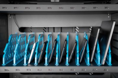 Digitus DN-45002 wagen en kast voor management van draagbare apparatuur Vrijstaand Zwart