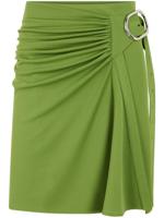 Rabanne jupe portefeuille à design drapé - Vert