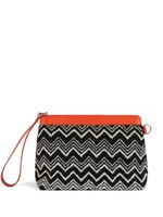 Missoni Home pochette à motif zig-zag - Noir