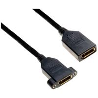 Lyndahl LKPK019-02 DisplayPort-kabel DisplayPort Adapterkabel DisplayPort-stekker 0.2 m Zwart Vergulde steekcontacten - thumbnail