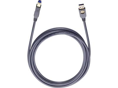 Oehlbach USB-kabel USB 3.2 Gen1 (USB 3.0 / USB 3.1 Gen1) USB-A stekker, USB-B stekker 5.00 m Zwart Vergulde steekcontacten 9222 Oehlbach USB-kabel USB 3.2 Gen1 (USB 3.0 / USB 3.1 Gen1) USB-A stekker, USB-B stekker 5.00 m Zwart Vergulde steekcontacten 9222