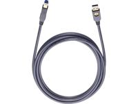 Oehlbach USB-kabel USB 3.2 Gen1 (USB 3.0 / USB 3.1 Gen1) USB-A stekker, USB-B stekker 5.00 m Zwart Vergulde steekcontacten 9222