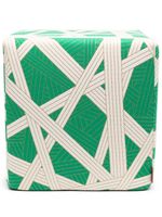 Missoni Home pouffe à rayures - Vert