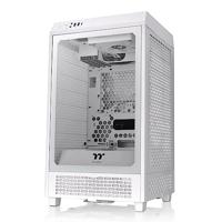 Thermaltake Tower 200 Snow Mini-ITX computerbehuizing, 2 x 140 mm CT140 ventilator, ondersteunt GPU-lengte tot 380 mm, wit