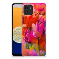 Hoesje maken Samsung Galaxy A03 Tulips