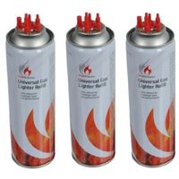 3x Aansteker gas / butaan gasfles 250 ml - thumbnail