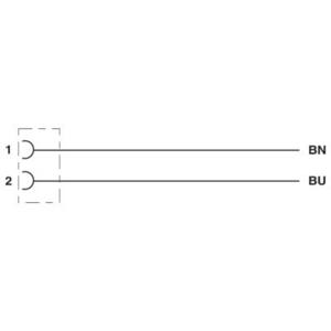 Phoenix Contact 1410750 Sensor/actuator connector, geassembleerd Aantal polen (sensoren): 2 5.00 m 1 stuk(s)