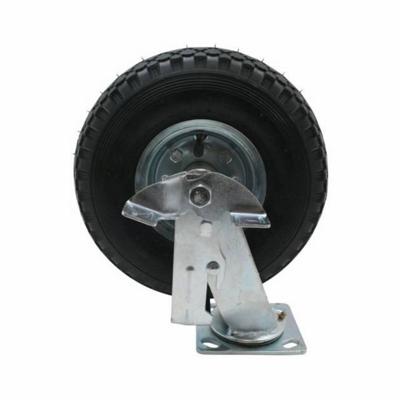 ES Zwenkwiel met Rem 260 mm. + Luchtband Maximale Belasting 130 Kilo