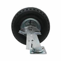 ES Zwenkwiel met Rem 260 mm. + Luchtband Maximale Belasting 130 Kilo