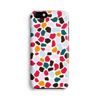 Colored Giraffe: iPhone 8 Volledig Geprint Hoesje - thumbnail