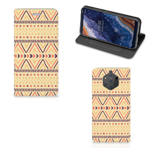 Nokia 9 PureView Hoesje met Magneet Aztec Yellow