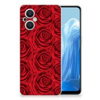 OPPO Reno8 Lite TPU Case Red Roses