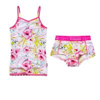 Vingino Girls Short + Singlet Hybiscus Multicolor Pink L