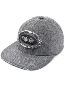 Palmer casquette en coton à patch logo - Noir