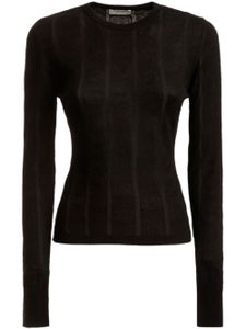 Bally patterned intarsia-knit jumper - Noir