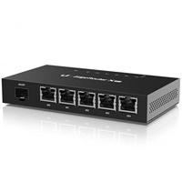 Ubiquiti Networks ER-X-SFP Ethernet/LAN zwart aangesloten router - aangesloten router (10,100,1000 Mbit/s, Ethernet (RJ-45), zwart)