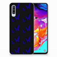 Samsung Galaxy A70 TPU bumper Vlinder Patroon