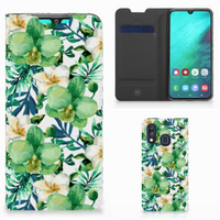 Samsung Galaxy A40 Smart Cover Orchidee Groen