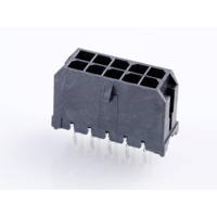 Molex 430451014 Male header, inbouw (standaard) Totaal aantal polen: 10 Rastermaat: 3 mm Inhoud: 1 stuk(s) Tray - thumbnail