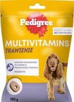 Pedigree Hondensnacks multivitaminen, spijsvertering, 30 zachte hondensnacks met probiotica, 180 g, supplementen ter ondersteuning van de spijsvertering, eenvoudige voeding