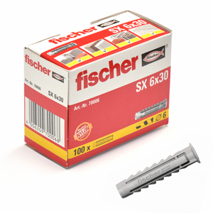 Fischer PLUG SX 6X30 100 St 555006 - 70006