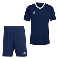 adidas Entrada 22 Trainingsset Donkerblauw Wit - thumbnail