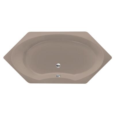 Ligbad Inbouw Xenz Orona Hoekbad 1-2 Persoons Duobad 90x190x50cm Acryl Klei Mat met Poten