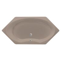 Ligbad Inbouw Xenz Orona Hoekbad 1-2 Persoons Duobad 90x190x50cm Acryl Klei Mat met Poten