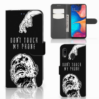 Portemonnee Hoesje Samsung Galaxy A30 Zombie