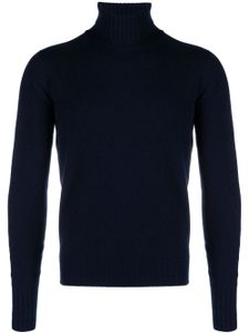 Drumohr roll-neck cashmere jumper - Bleu