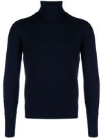 Drumohr roll-neck cashmere jumper - Bleu