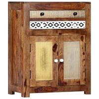 vidaXL Massief Sheeshamhouten Bijzetkast Kast Dressoir Opbergkast Kasten