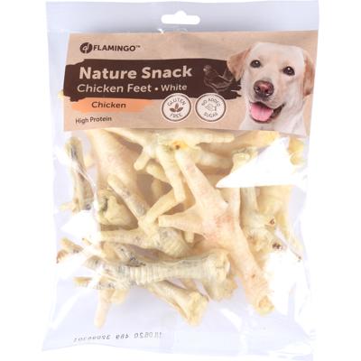 Hondensnack Nature Kippenpoten Wit 200 gr 200 gr Flamingo Hondensnack Nature Kippenpoten Wit 200 gr 200 gr Flamingo
