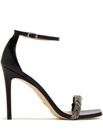 Stuart Weitzman sandales Nudistcurve 100 mm en cuir - Noir - thumbnail