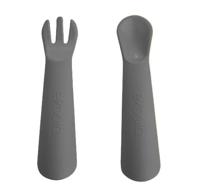 eKoala bestekset eKikò biologisch grijs 2-delig