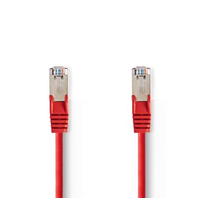 Nedis CCGP85121RD05 netwerkkabel 0,5 m Cat5e SF/UTP (S-FTP) Rood