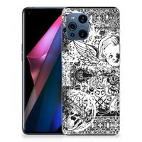 Silicone Back Case OPPO Find X3 | X3 Pro Skulls Angel