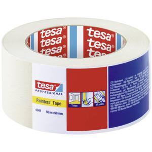 tesa STANDARD 04348-00019-03 Maskeertape tesakrepp Beige (l x b) 50 m x 50 mm 1 stuk(s)