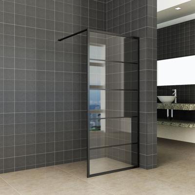 Inloopdouche Horizon 120x200cm Antikalk Helder glas Mat Zwart Raster 8 mm Veiligheidsglas Easy Clean Inloopdouche Horizon 120x200cm Antikalk Helder glas Mat Zwart Raster 8 mm Veiligheidsglas Easy Clean