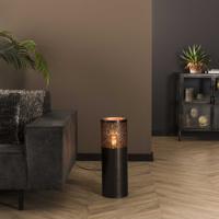 LifestyleFurn Vloerlamp Bryston - Zwart Nikkel - thumbnail