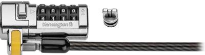 Kensington ClickSafe Combination Laptop Lock for Nano Security Slot kabelslot Zwart, Metallic 1,8 m