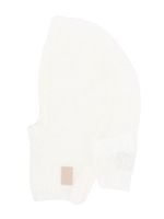 Eleventy Kids bonnet nervuré à patch logo - Blanc