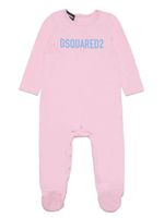 DSQUARED2 KIDS grenouillère à logo imprimé - Rose - thumbnail