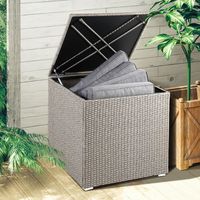 Polyrattan Kussenbox Beige 318L - thumbnail