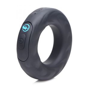 5X E-Stim Pro Silicone Vibrating Cock Ring + Remote