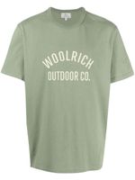 Woolrich t-shirt en coton à logo imprimé - Vert - thumbnail