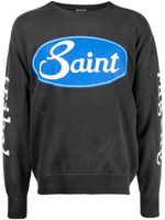 SAINT MXXXXXX sweat en coton à logo imprimé - Gris