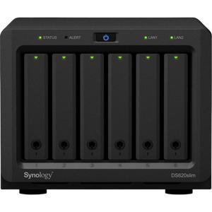 Synology DiskStation DS620SLIM data-opslag-server NAS Desktop Intel® Celeron® J3355 2 GB DDR3L DiskStation Manager Zwart