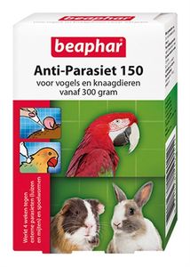 BEAPHAR ANTI-PARASIET KNAAG / VOGEL 150 >300 GR 2 PIPET