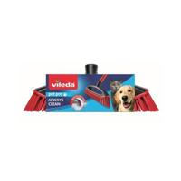 Vileda PetPro Always Clean rubberen bezem | Trekt vuil en dierenharen aan en verzamelt ze | Voor alle vloertypes | Gemakkelijk te reinigen | Steel niet inbegrepen